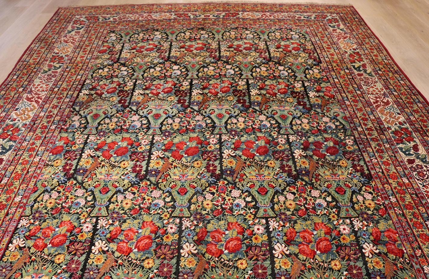 Ковер корень. Iranian Rug. Kerman Carpet.